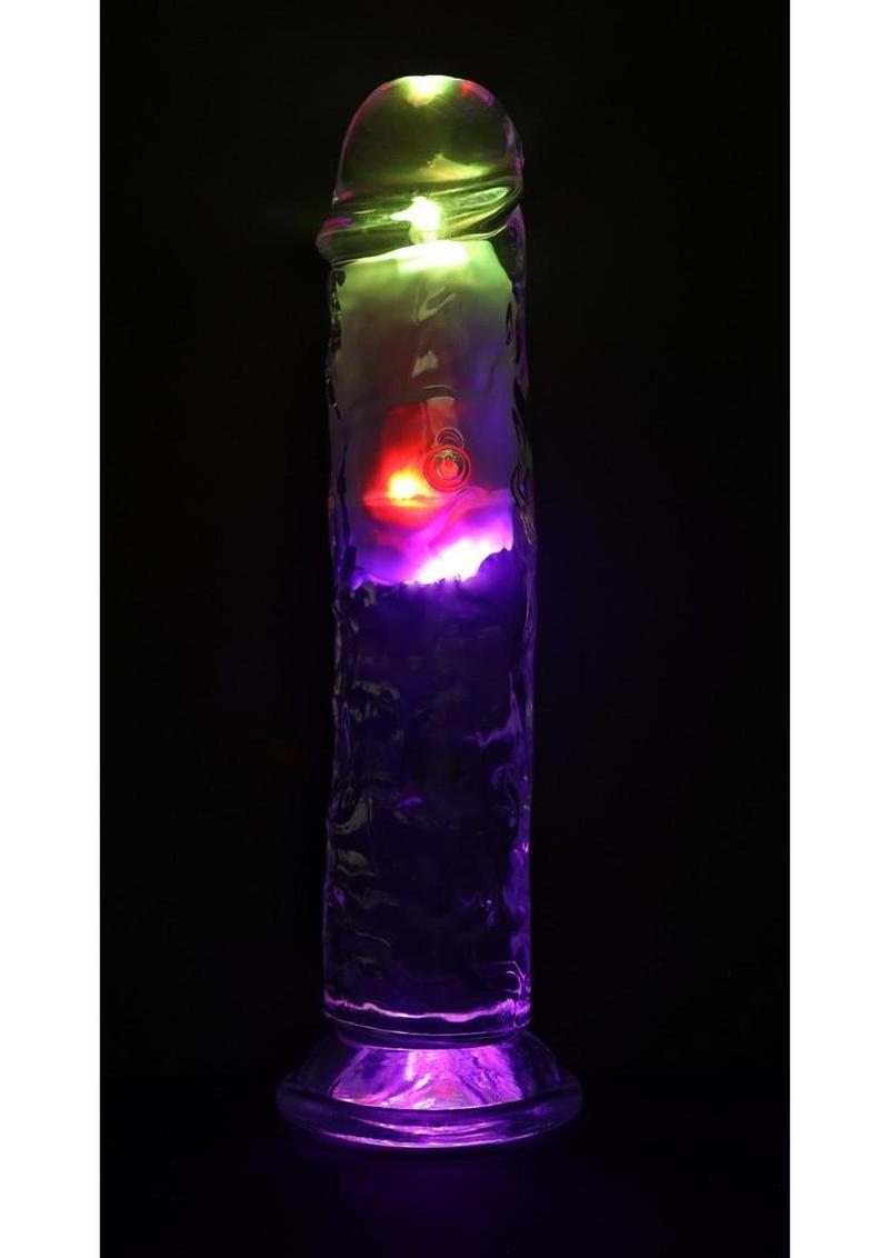 Realrock Vibrating Led Wireless Rechargeable Remote Control Straight Cock