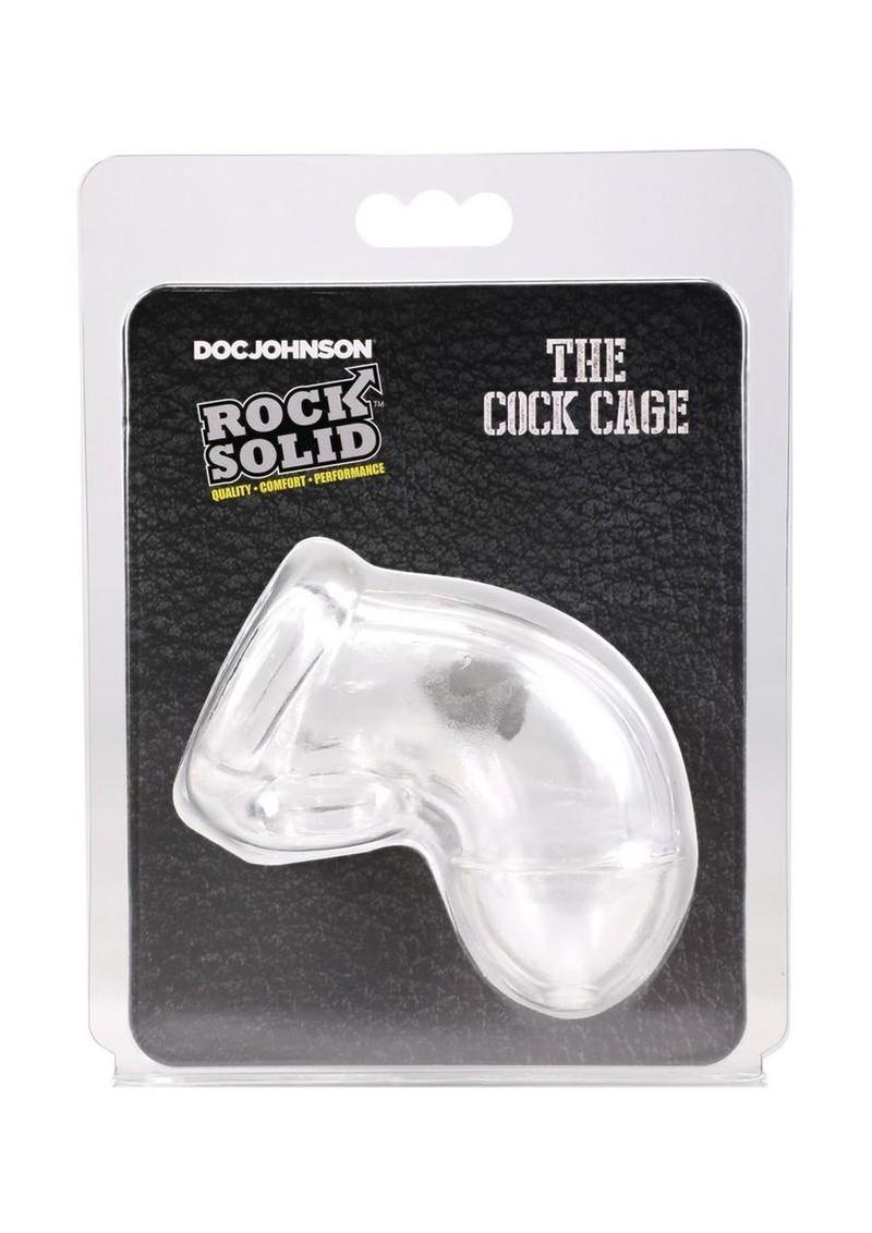 Rock Solid The Cock Cage - Clear