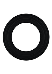 Rock Solid Tri-Pack Silicone Gasket Cock Ring - Black