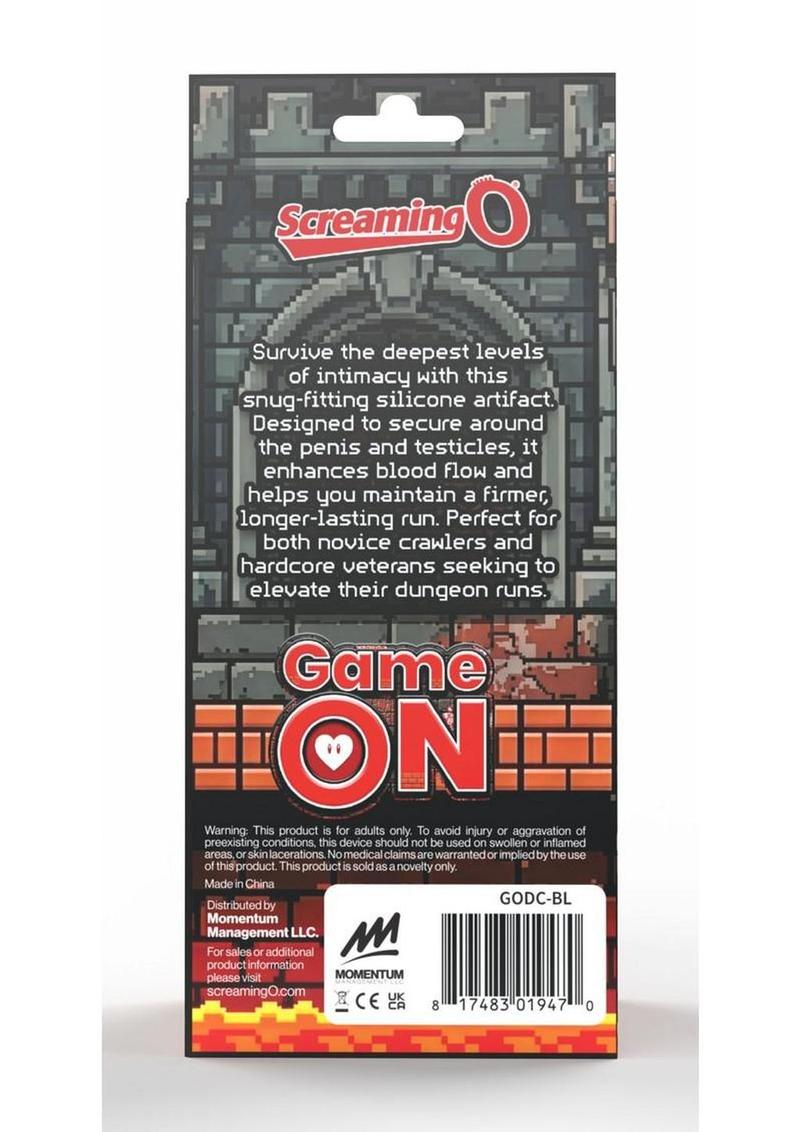 Screaming O Gameon D-Crawler Vibrating Rechargeable Silicone Cock Ring