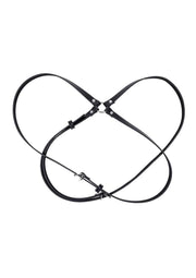 Sex and Mischief Shadow Body Harness - Black/Silver
