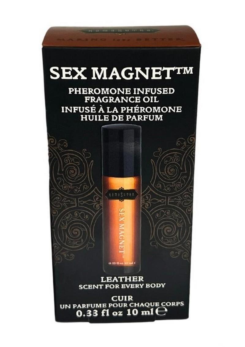 Sex Magnet Leather Pheromone Roll On