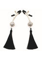 Sexy AF Nipple Clamps Tassles - Black