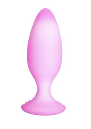 Softies Silicone Anal Plug - Pink - 4in
