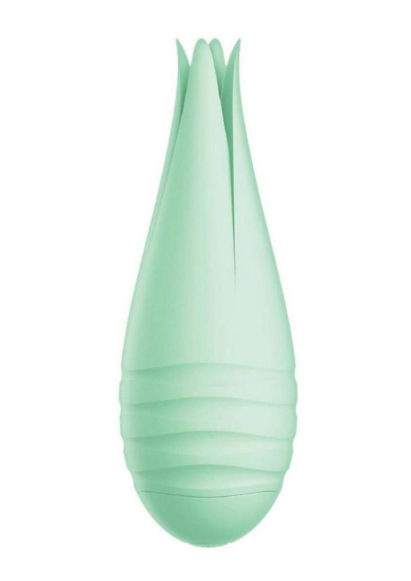 Sorbet Wiggle Rechargeable Silicone Bullet Vibrator - Mint Green