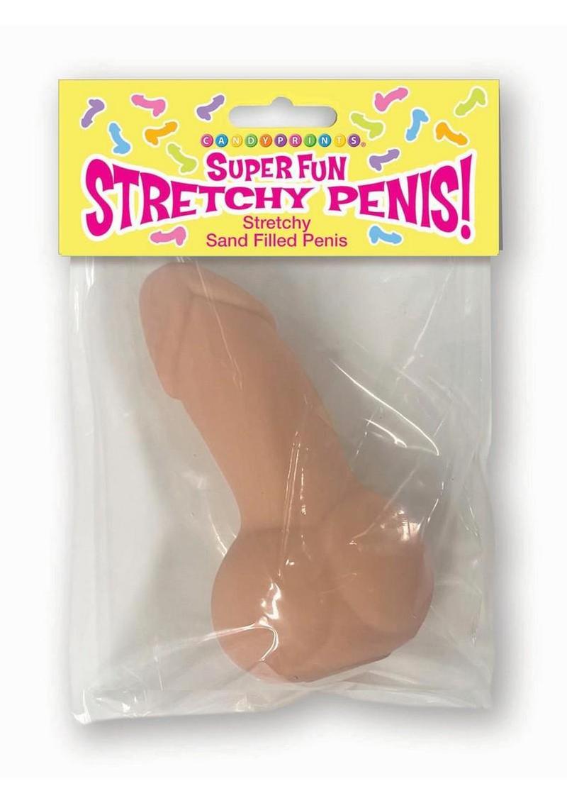 Super Fun Stretchy Sand Filled Penis - Vanilla