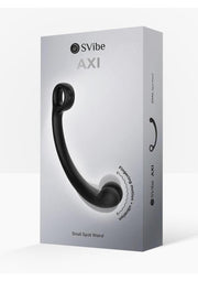 Svibe Snail Axi Rechargeable Silicone Custom Vibrating Spot Wand - Granit Noir