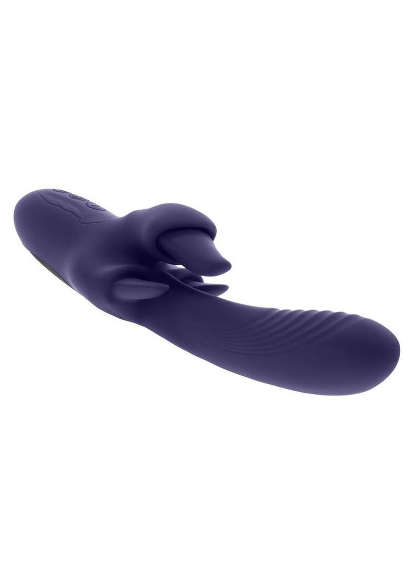 Tongue Twisted Rechargeable Silicone Clitoral Stimulator