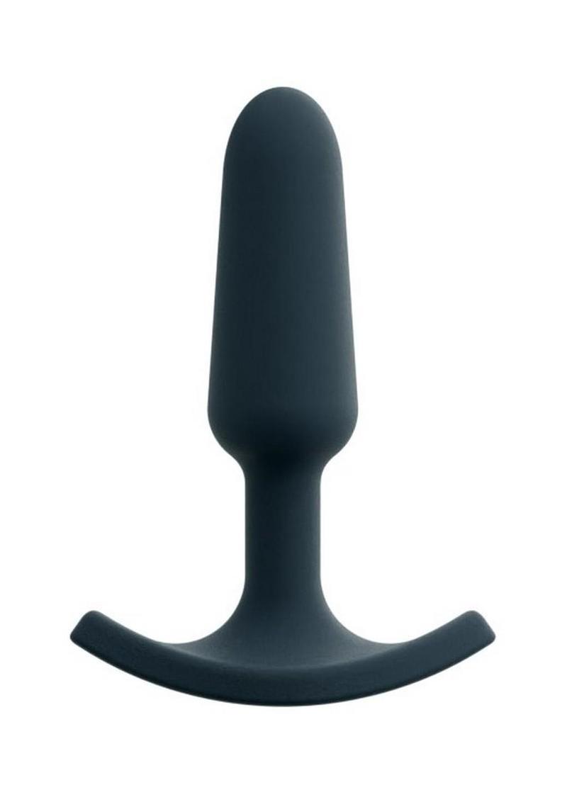 Vedo Hump Silicone Anal Plug - Black - 4.25in