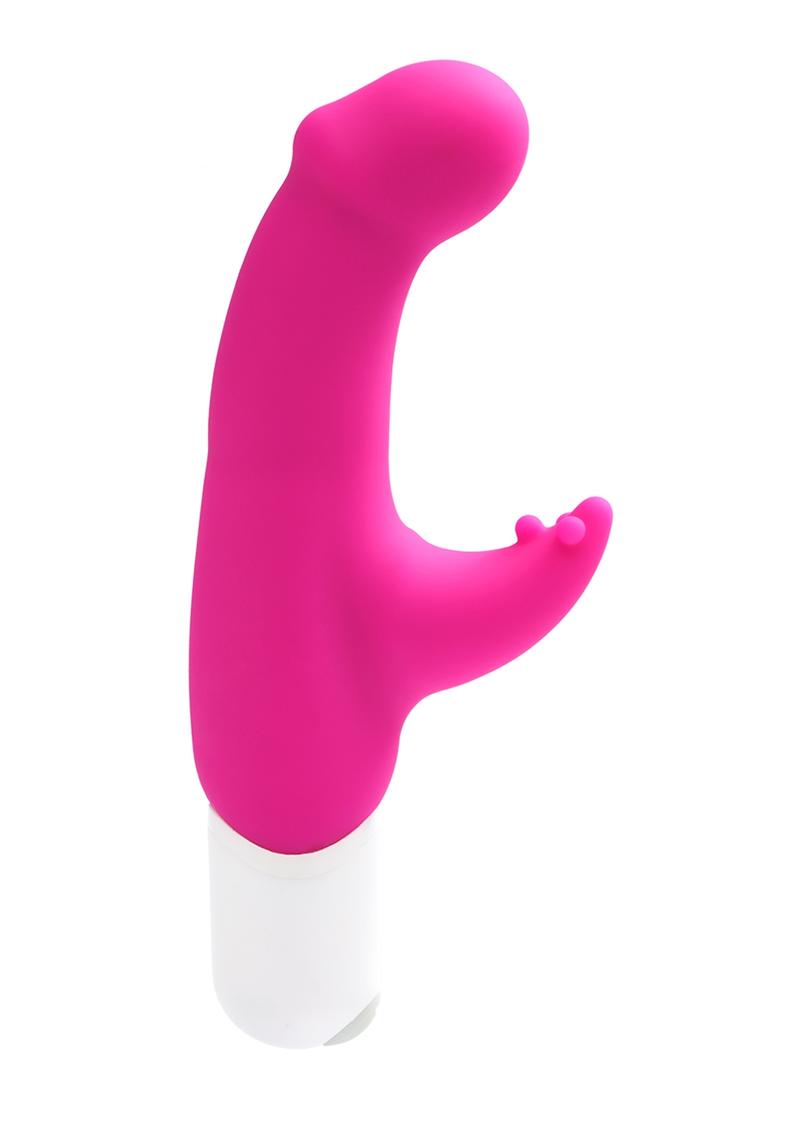 Vedo Joy Silicone Rabbit Vibrator - Hot In Bed - Pink