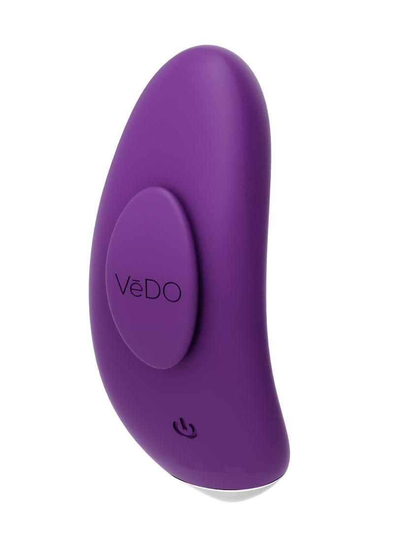 Vedo Niki Rechargeable Silicone Panty Vibe - Deep Purple/Purple