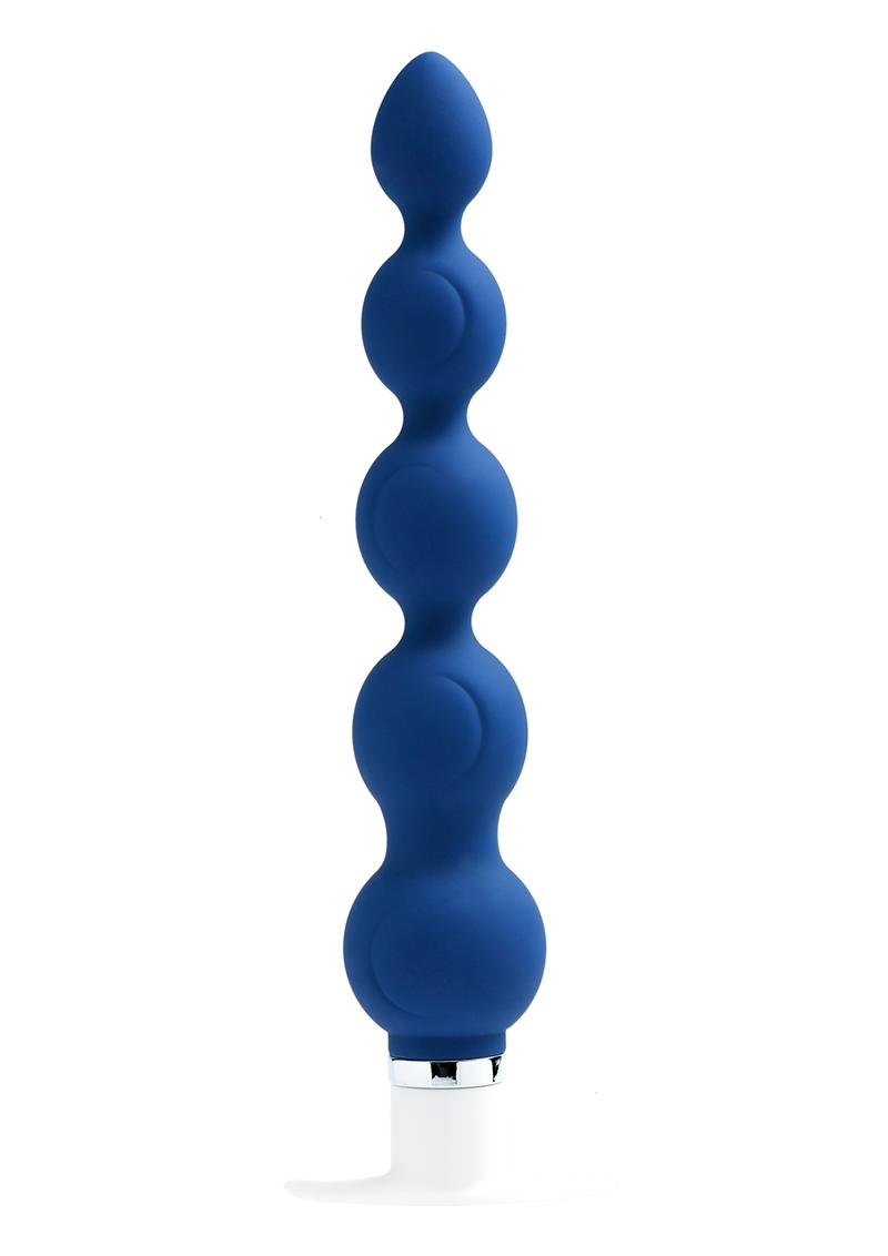 Vedo Quaker Silicone Anal Vibrator - Midnight Madness - Blue