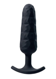 Vedo Trio Silicone Anal Plug - Black - Set