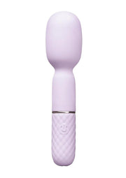 Vibefantasy Diamond Tease Wand Silicone Rechargeable with Stimulator - Lavender