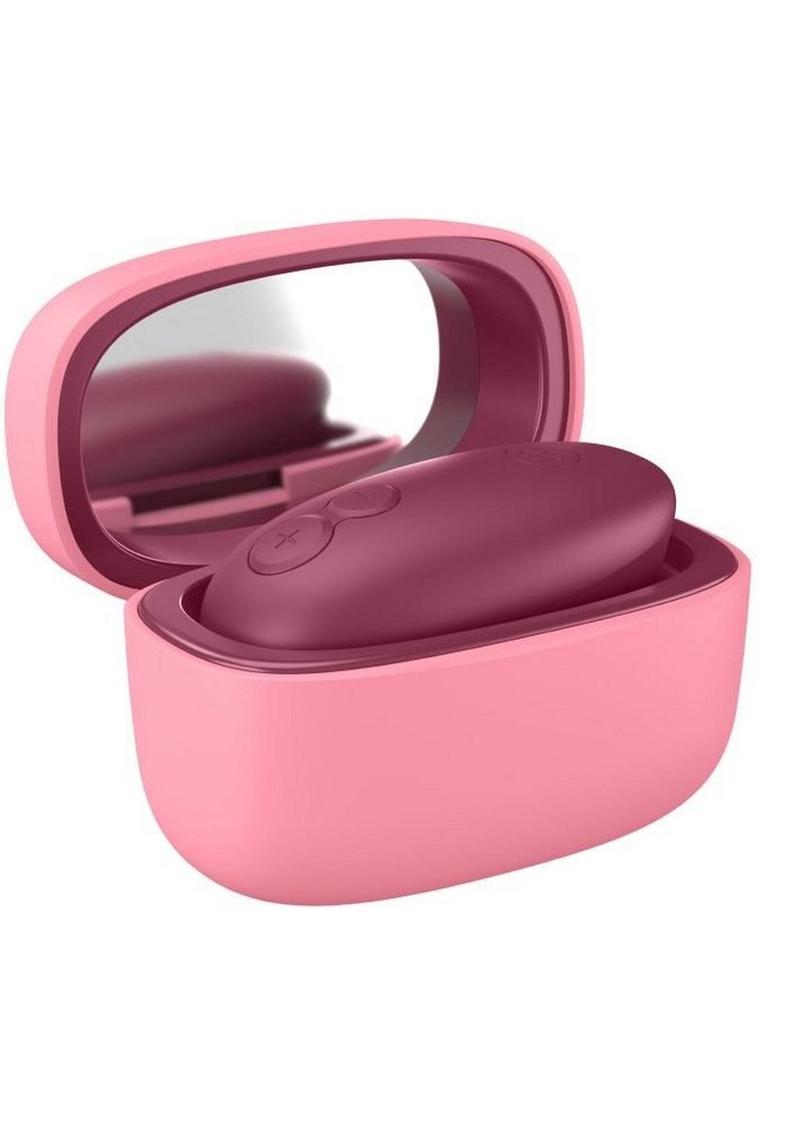 Womanizer Snap Portable Stimulator with Charging Case - Crushed Perry