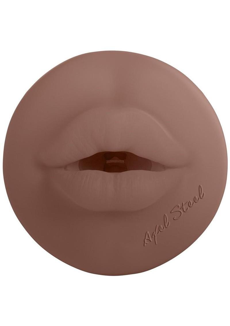 Xkin Axel Steel Torch Masturbator - Male Mouth - Metallic