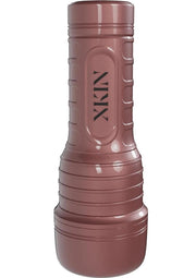 Xkin Mila Desire Rechargeable Vibrating Torch Masturbator - Female Ass - Caramel/Rose Gold