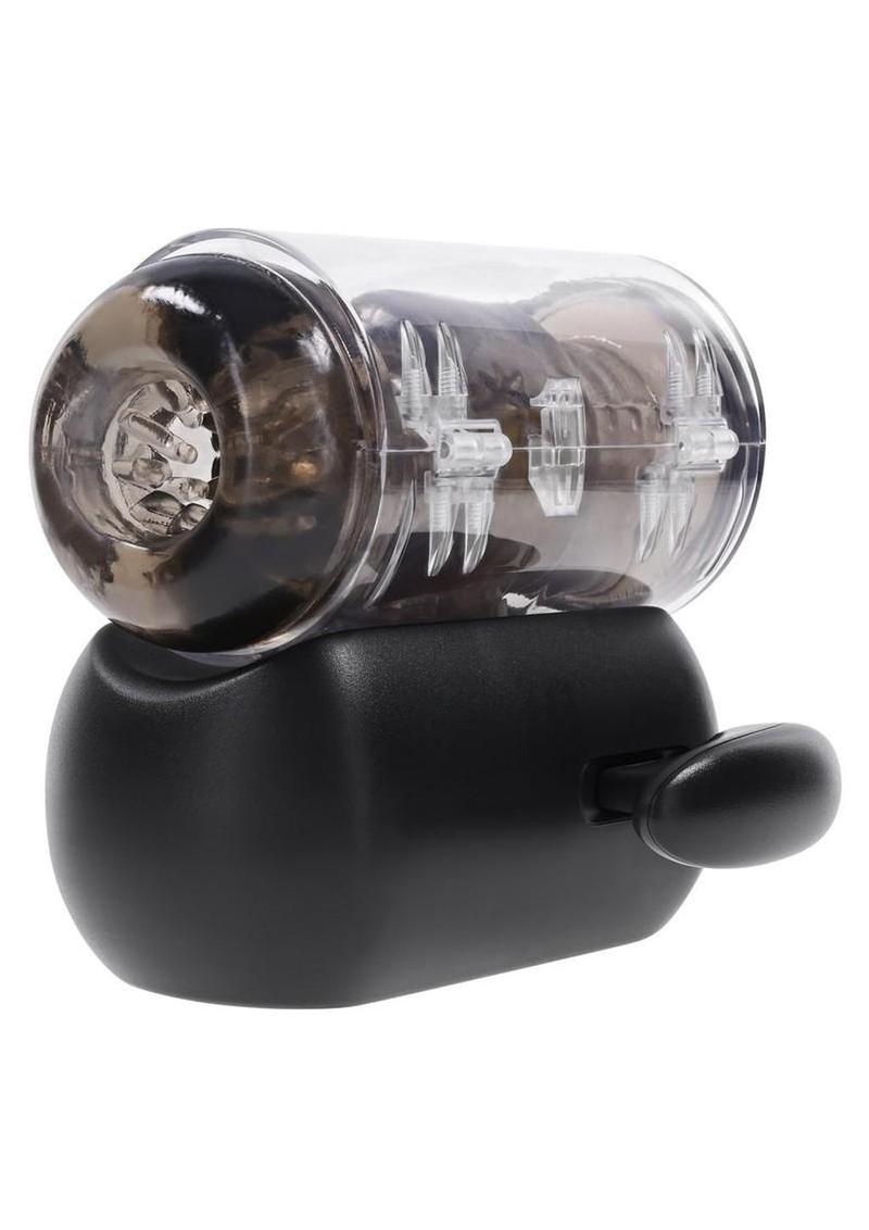Zero Tolerance Hold Me Tight Rechargeable Heated Stroker - Black