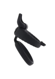 Zero Tolerance Raging Bull Rechargeable Silicone Dual Cock Ring - Black