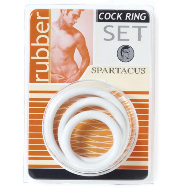Cock Ring Set Soft Clamshell (3 Rings)