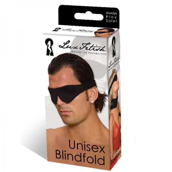 Lux Fetish Unisex Blindfold Black