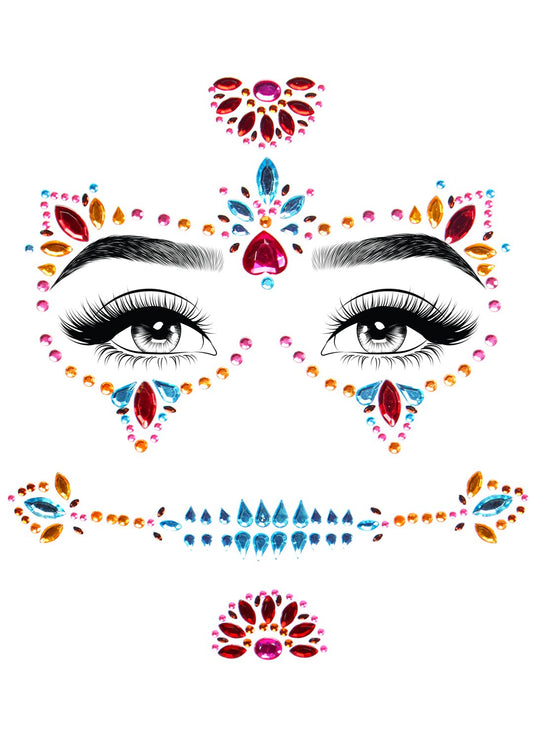 Day of the Dead Adhesive Face Jewels LA-EYE020