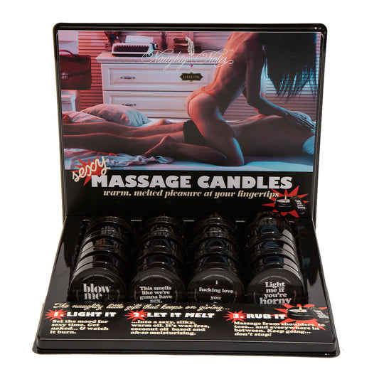 Massage Candle 2 Oz Prepack Display KS14300