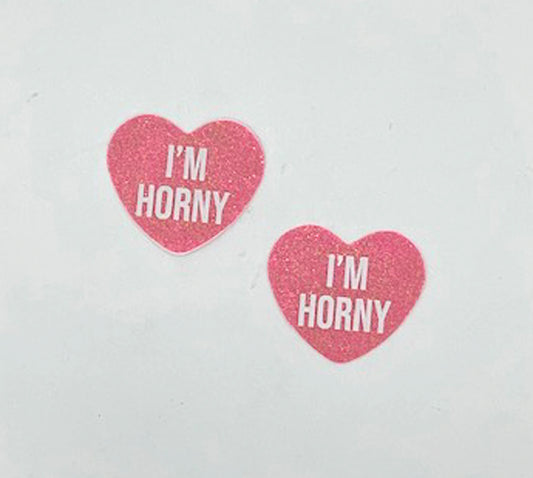 i'm Horny Berry Candy Heart Pasties NN-IMH-CAH-BER