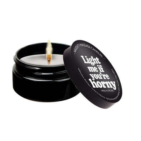 Light Me if You're Horny - Massage Candle - 2 Oz KS14302
